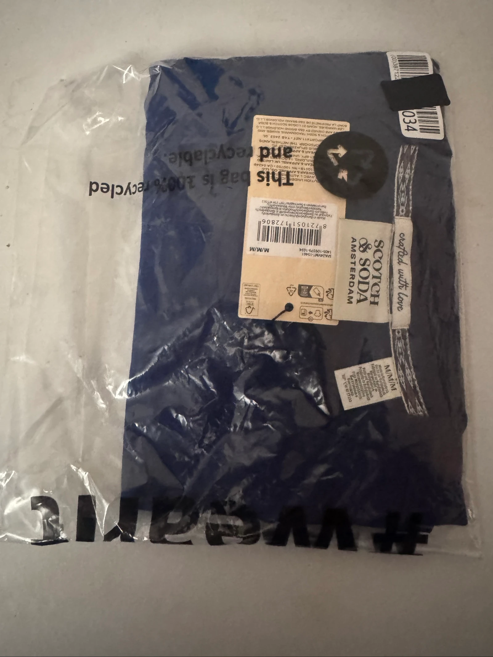 Scotch & Soda T-shirt Homme Bleu – Nieuw met label – photo 5